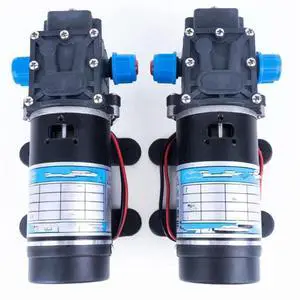 FOR DC 12V 24V 130PSI 8L / Min Water High Pressure Diaphragm Self-priming Agricultural Spray Car Wash 100W