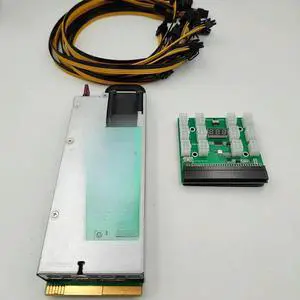 FOR 1200W HSTNS-PL11 490594-001 498152-001 17pcs PCIe 6PIN To 6+2PIN Power Cable