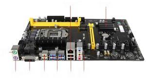 FOR 1PC TB250-BTC FOR 1PC B250 LGA 1151 DDR4 32GB PCI-E 3.0 ATX Professional