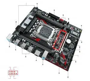 FOR 1PC X79 X79M PLUS M-ATX FOR 1PC LGA 2011 DDR3 128GB PCI-E 3.0 Micro ATX Motherboard