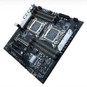 FOR 1PC X99 X99-D34 Two-Way E-ATX FOR 1PC LGA 2011-3 256G DDR3*3 DDR4*4 Motherboard