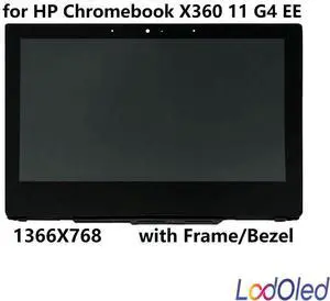 FOR 11.6 LED LCD Screen Digitizer Assembly with Frame/Bezel for book 11 G4 EE Display 1366X768 30pins 60 Hz