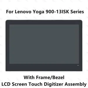 FOR 13.3 Full LED LCD Display Panel Screen Digitizer Glass Assembly with Frame / Bezel For 900 13ISK 3200x1800