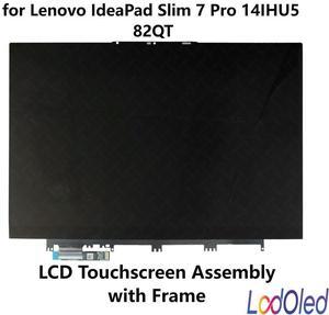 FOR 14.0 2.8K IPS LED LCD Screen Display Assembly for Slim 7 Pro 14IHU5 82QT 2880X1800 40pins 90Hz