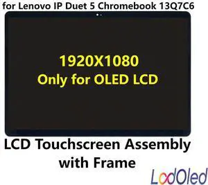 FOR 13.3 FHD 5D10S39728 for Duet 5 book 13Q7C6 LCD Screen Display Digitizer Assembly 1920X1080 30pins
