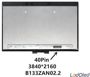 FOR FHD LCD Display UHD Panel screen Digitizer Glass Assembly M133NVF3.R1 1.4 40 Pins Narrow for Book 1030 G3