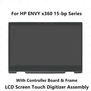FOR 15-bp108ca 15-bp108nb 15-bp108nf 15-bp108ng 15-bp108nn Full LCD Display Screen Glass Digitizer Assembly+Frame