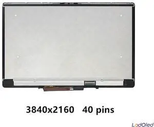 FOR FHD 4K IPS LCD Display LED Panel Screen Digitiser Glass Assembly with Bezel / Frame for 13 7386 P91G P91G001