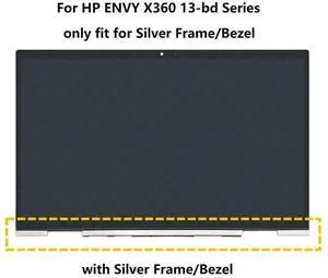 FOR 13-ay0028ur 13.3 FHD 1920X1080 LED IPS Digitizer LCD Screen Assembly With Silver Frame N133HCG-GF3