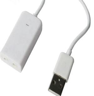 FOR 1Pcs/lot USB External Virtual 7.1 Channel Audio 3D Sound Card Adapter With Cable line 3.5mm