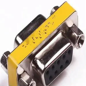 Mini DB9 RS232 9 Pin Female to Female Gender Changer Adapter Connecter Coupler