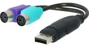 USB to cable USB keyboard and mouse turn round mouth lines without delay cable adapter with chip mouse/keyboard/scanner