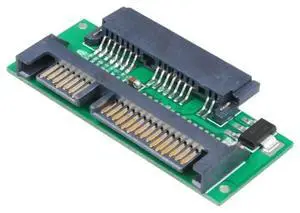 1.8" Micro SATA to 7+15 22Pin 2.5 inch SATA Adapter Converter Card Fit in 2 5" Drive