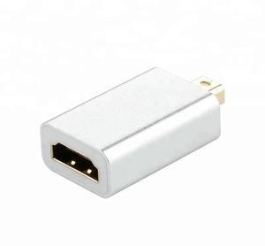 FOR Mini Display Port to HDMI-compatible Female Adapter mini dp 1080p