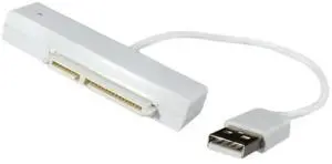 USB 2.0 male to SATA 7+15 Pin 22P Adapter Cable 2.5 inch HDD Drive