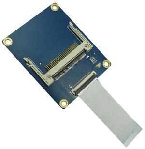FOR 1.8" Compact Flash CF Memory Card to CE Ipod ZIF SSD HDD Adapter with ZIF Cables