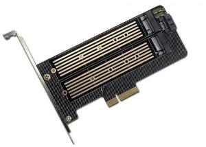 FOR Dual Protocol M.2 NVMe and NGFF SSD to PCI Express M.2 Adapter Card with MKey BKey