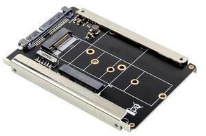 FOR 2 in 1 NGFF M.2 B+M Key Mini PCI-E or mSATA SSD to SATA III Adapter Card for full msata SSD/ 2230/2242/2260/22x80 M2 sata3.0