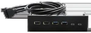 FOR 5.25 inch computer front panel with 2 USB3.0 2 USB2.0 function bay computer