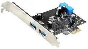 External Dual Port USB 3.0 Expansion card with 20 Pin Connector Add On Card