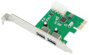 FOR PCI-E To 2 Ports USB 3.0 Converter Card ASM1042 Chipset USB3.0 Hub pcie