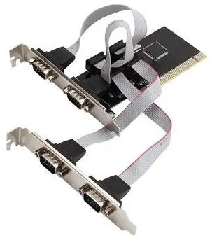 PCI to serial port COM RS232 db9 4 serial port 9pin PCI expansion adapter