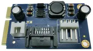 mini SATA to 7pin SATA Adapter MSATA to SATA supply 5V/12V