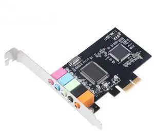 FOR Sound Card 5.1CH PCIE X1 5.1 Channel CMI8738 Chipset Audio InterfacePCI Express Stereo Digital Card Sound Card