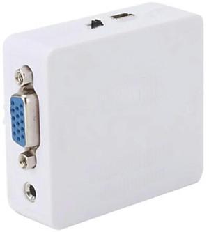FOR Mini HD 1080P Audio VGA To HDMI HD HDTV Video Converter Box Adapter With HDMI Cable For PC Laptop to HDTV Projector