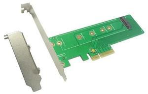 FOR M.2 NGFF (M Key) SSD TO PCIE x4 converter card supports type 22110, 2280, 2260, 2242 and 2230 SSD