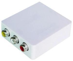 FOR RCA AV to HDMI Converter Adapter Mini Composite CVBS to HDMI AV2HDMI Converter in Retail Package 1080P
