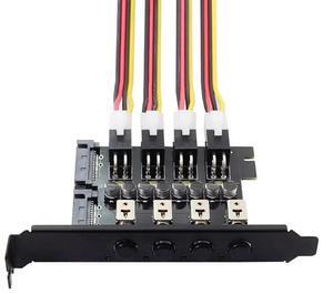 FOR 4-Port HDD SSD Power Switch Controller for PC, Management System with ligent Control