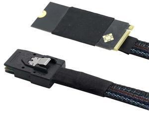 FOR M.2(M-Key NVMe 2260) to MINI SAS SFF-8087 Plug and Play Server Cable