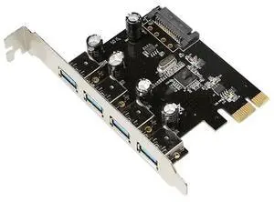 FOR Superspeed 4 Port USB 3.0 PCI Express Card PCIe USB 3.0 Host Controller 4 x USB3.0 with VL805