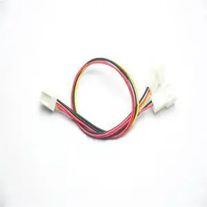 FOR 10pcs Lot 12V 3 Pin PC Fan Power Y Cable Splitter Extension Cable Wire