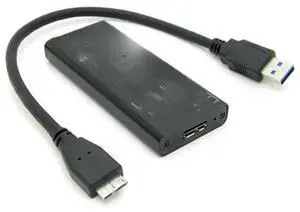 FOR M2.0 NGFF PCIe SSD 6Gbps to USB 3.0 Converter Adapter Enclosure Case B key B+M Key Compatible