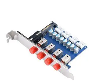 FOR Power Control Switch with 4 Ports HDD Selector Hard Drive Switcher, 60cm Cable for PC Computer Accessories SATA 4Pin