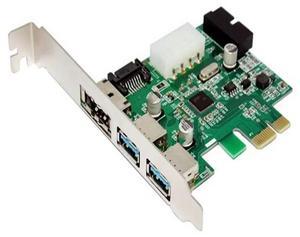 FOR Power Over eSATA eSATAp II USB 3.0 USB3.0 to PCI-E PCI Express Card w/ Motherboard 20 pin Connector