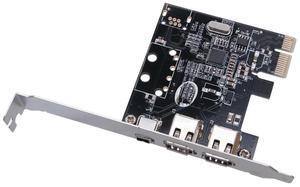 FOR PCI-E 1X to 1394 Card 3 Port DV HD Video Capture Card pcie to 1394a 1394b 6pin VT6315N