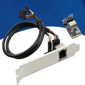 M.2 B-Key M-key to RJ45 Ethernet Network Adapter Card with RTL8111H 10/100/100Mbps lan to ngff