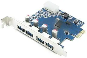 FOR 4 Port USB 3.0 PCI Express Card PCIe USB 3.0 Host Controller 4 x USB3.0 with VLI Controler NED720201 5GBPS