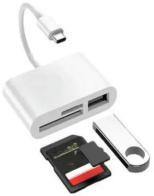 FOR OTG USB Type C Card Reader to SD/TF USB C Card Readers Laptop Phone Type-C