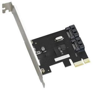 FOR PCI-E Express SATA2 SATA2.0 3Gb/s 2 Port SATA II Expansion Card JMB362 Chipset Low Profile Bracket