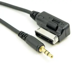 FOR Media In AMI MDI to Stereo 3.5mm Audio Aux Adapter Cable for Car