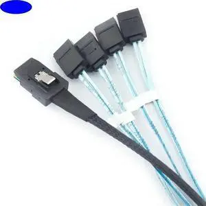 FOR MINI SAS SFF-8087 to 4 Ports SATA high-speed connection Cable For server