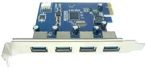 PCIe USB 3.0 Convert Card PCI-E to 4 Ports USB3.0 Adapter