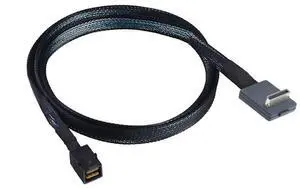 FOR PCIE SFF-8611 4i 42Pin 90 degree to HD MINI SAS SFF-8643 For SSD Data Active Cable