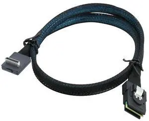 FOR PCIE SFF-8611 4i 42Pin 90 degree to MINI SAS SFF-8087 36P For SSD Data Active Cable