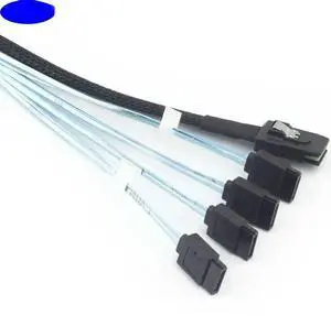 FOR MINI SAS SFF-8087 to 4-port SATA high-speed connection cable For Server