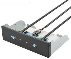 FOR 5.25 inch Computer Case 2 port USB3.0 USB Audio Port Front Panel
